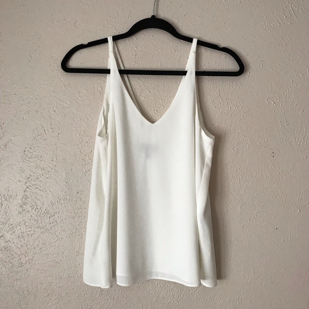 Topshop Dual Strap Tank Blouse